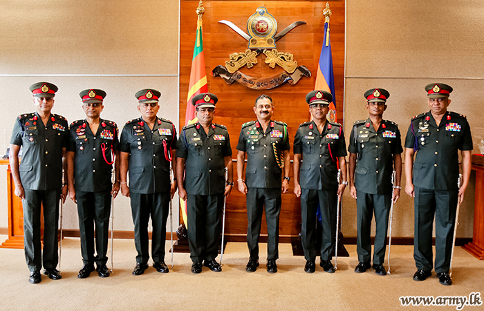 Newly-Promoted Major Generals Receive Symbols of Authority from Army Chief