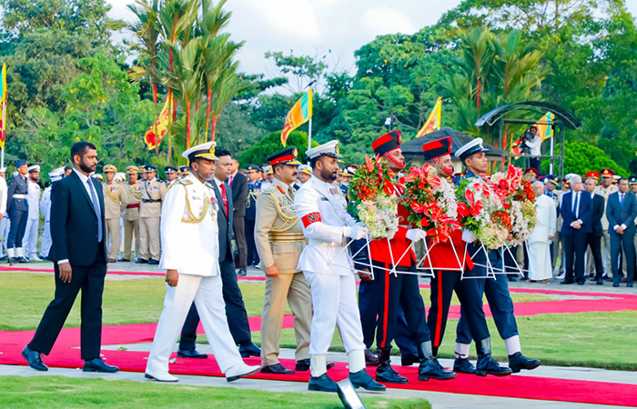 Memories of Valiant War Heroes Remembered at Battaramulla Monument on 14th 'Victory Day'