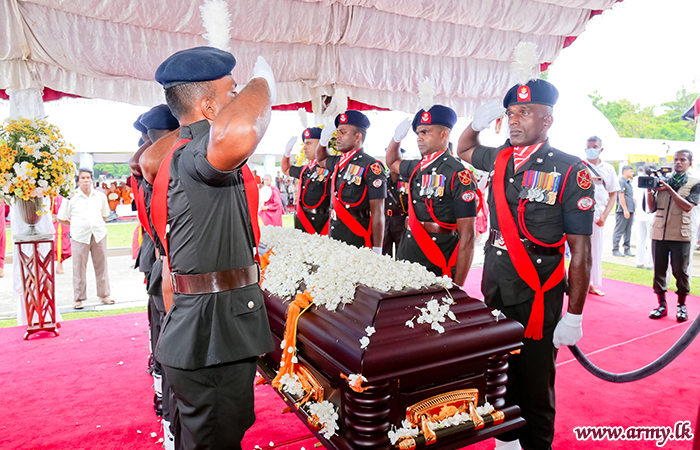Commander among Mourners at Prelate’s State Funeral at Independence Square  