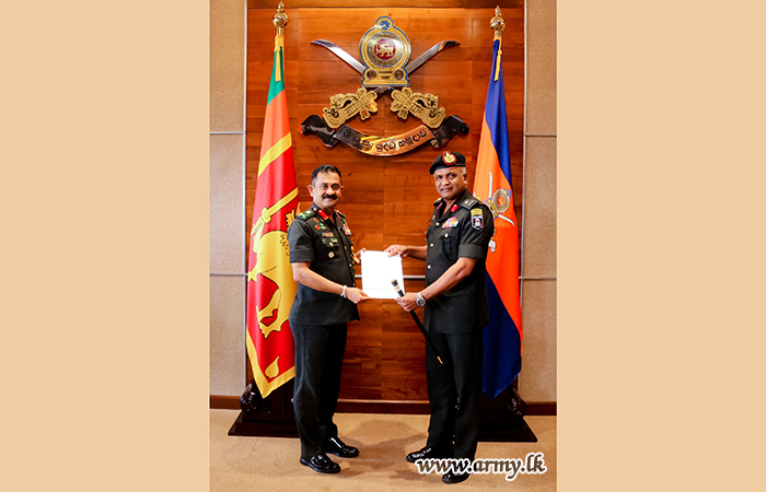 Commander in a Moving Gesture Commends Role of Retiring Deputy Chief of Staff