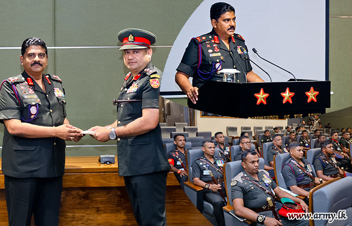 இராணுவ தளபதியினால் படையணிகளின்  உட்கட்டமைப்பு மேம்பாட்டிற்கு நிதி உதவி