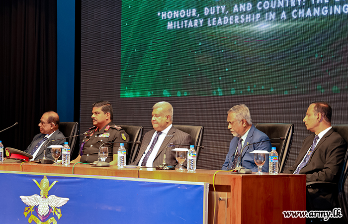 The Army Chief Delivers the 11th General Deshamanya Denis Perera’s Oration