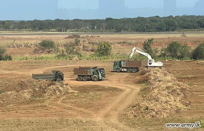 First Phase of the Mattala Rajapaksa International Airport Surrounding Area Cleaning Project Successfully Completed