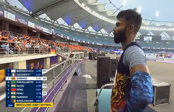 Sri Lanka Army Para Athlete Corporal Nuwan Indika Gamage Wins Bronze at World Para Athletic Championship
