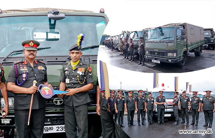 ශ්රී ලංකා විදුලි හා යාන්ත්රික ඉංජිනේරු රෙජිමේන්තුව විසින් යුද්ධ හමුදා වාහන සමූහයක් ප්රතිසංස්කරණය කරයි