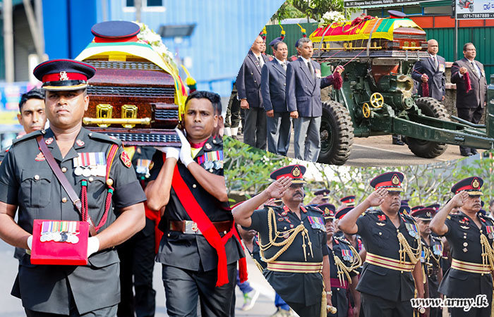 Military Funeral Held for Late Brigadier D.C.J.W. Jayasekara (Retd)