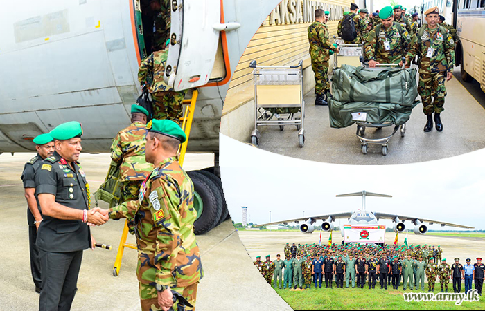 Sri Lanka Army Troops Depart for "Exercise Mithra Shakti – 11th Edition" in India