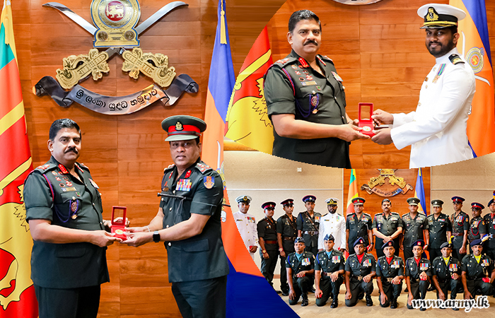 මියන්මාරයේ මානුෂීය මෙහෙයුමක් සඳහා සහභාගී වූ ශ්‍රී ලංකා හමුදා කණ්ඩායම යුද්ධ හමුදාධිපතිතුමන්ගේ පැසසුමට 