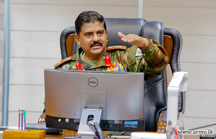 ජාතික ආපදා ප්‍රතිචාර දැක්වීමේ සම්බන්ධීකරණ සාකච්ඡාවක් යුද්ධ හමුදාධිපතිතුමන්ගේ ප්‍රධානත්වයෙන්