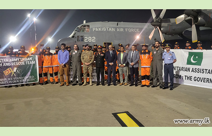 Pakistan’s Humanitarian Assistance Team Strengthens Islandwide Relief Efforts