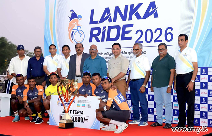 Sri Lanka Army Dominates Inaugural Lanka Ride 2026 