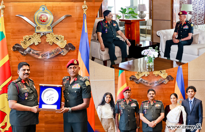 විශ්‍රාම දිවියට එළඹෙන ජ්‍යෙෂ්ඨ නිලධාරිගේ සේවය යුද්ධ හමුදාධිපතිතුමන්ගේ පැසසුමට