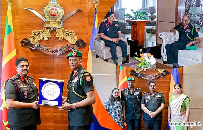 Commander of the Army Commends the Distinguished Service of the Retiring Major General