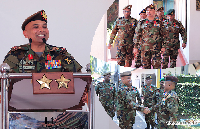 Commandant of SLAVF Visits 2 (V) SLLI and 2 (V) SLASC