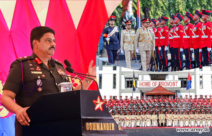Commander of the Army Visits Regimental Centre of the Sri Lanka Corps of Military Police