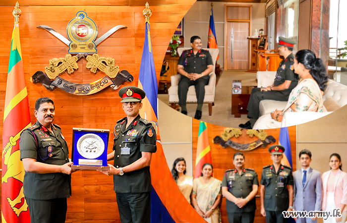 Commander of the Army commends the distinguished career of retiring Major General