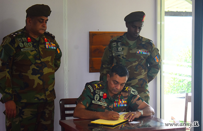 Chief of Staff of the Army Visits Under-Command Establishments of SLE