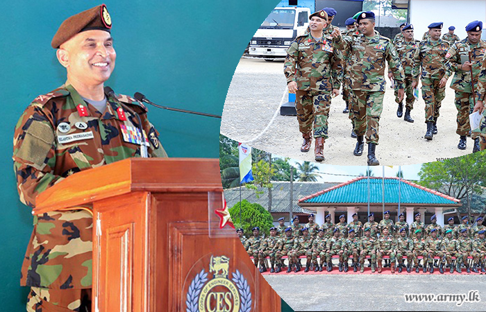 The Commandant of SLAVF Visits the 12th (Volunteer) Engineer Services Regiment and the 3rd (Volunteer) Battalion, the Gemunu Watch