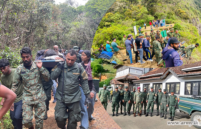 Sri Lanka Army Rescues University Student Who Fell from World’s End