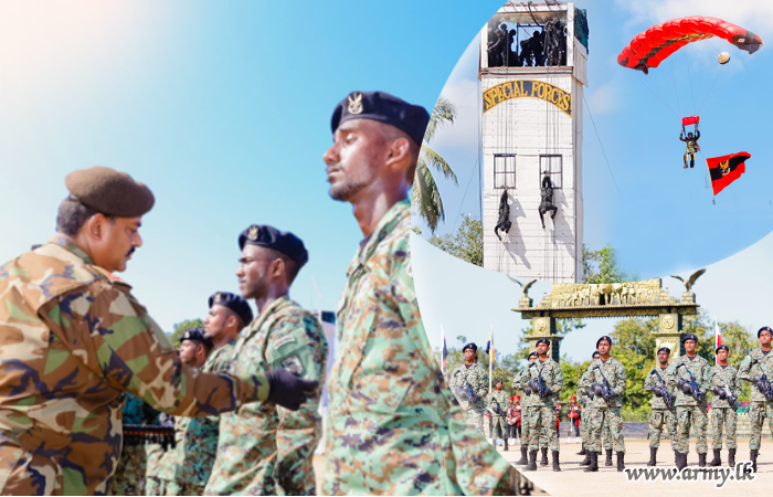 விசேட படையணியின் அடிப்படைப் பாடநெறி எண் 57 விடுகை அணிவகுப்பு மாதுரு ஓயாவில் நடைபெற்றது