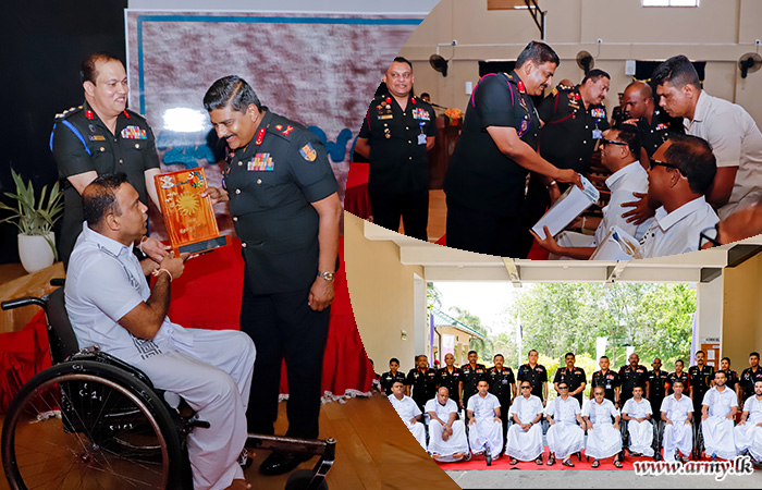 සිංහල සහ දමිළ අලුත් අවුරුද්ද වෙනුවෙන් යුද්ධ හමුදාධිපතිතුමන් අභිමන්සල 2 සුවතා නිකේතනයේ නිල සංචාරයක