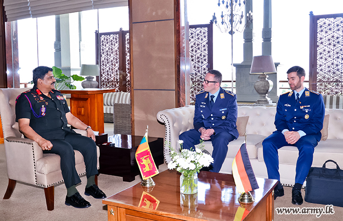 ජර්මානු ගුවන් හමුදා නියෝජිත ප්‍රධානී යුද්ධ හමුදාධිපතිතුමන් හමුවෙයි