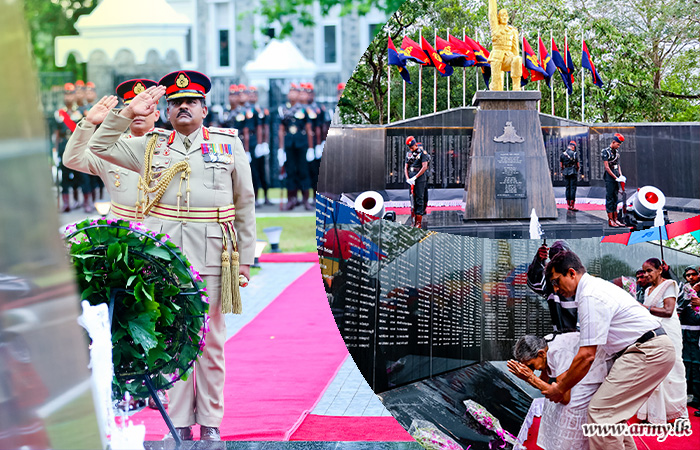 Army Chief Pays Tribute to Fallen War Heroes on 138th Anniversary of Sri Lanka Artillery