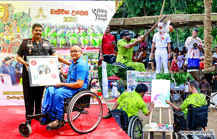 යුද්ධ හමුදාධිපතිතුමන් මිහිඳු සෙත් මැදුරේ අලුත් අවුරුදු උත්සවයට සහභාගී වෙයි