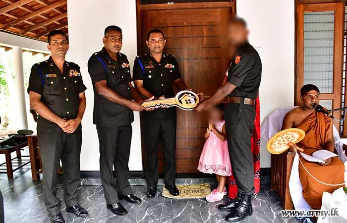 7 வது இலங்கை சமிக்ஞைப் படையணியினால் சிப்பாய்க்கு புதிய வீடு