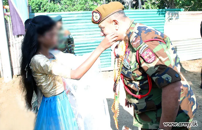 යුද්ධ හමුදාවේ මූලිකත්වයෙන් නිවාස අවශ්‍යතා සහිත පවුලක් වෙනුවෙන් නව නිවස