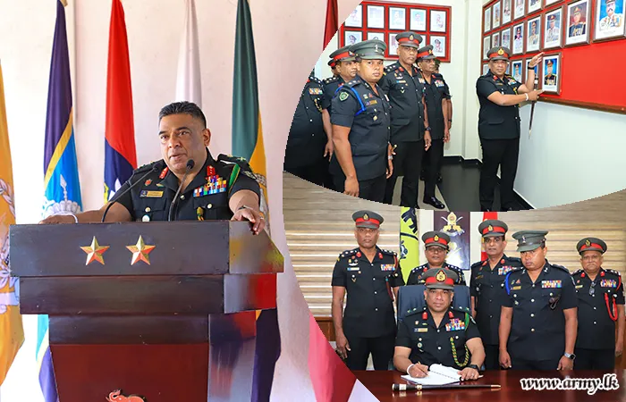 ධූරයෙන් නික්ම යන ශ්‍රී ලංකා යුද්ධ හමුදා ස්වේච්ඡා බලසේනාවේ සේනාවිධායකතු