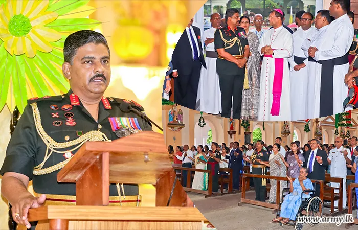 යුද්ධ හමුදාධිපතිතුමන්ට පමුණුගම ශාන්ත ජෝශප් දේවස්ථානයේදී උපහාර උත්සවයක්
