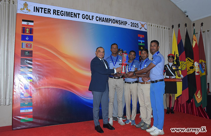 ‘යුද්ධ හමුදා අන්තර් රෙජිමේන්තු ගොල්ෆ් ශූරතාවලිය - 2025’ සාර්ථකව අවසන්