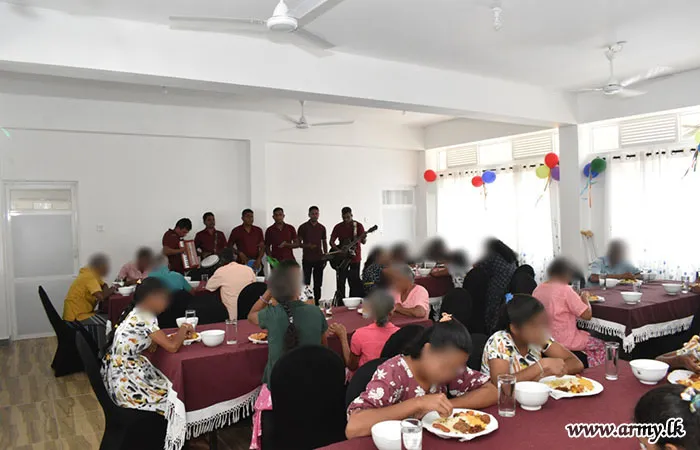 கிழக்கு படையினரால் பொலன்னறுவை பெரகும் முதியோர் மற்றும் சிறுவர் இல்லத்த