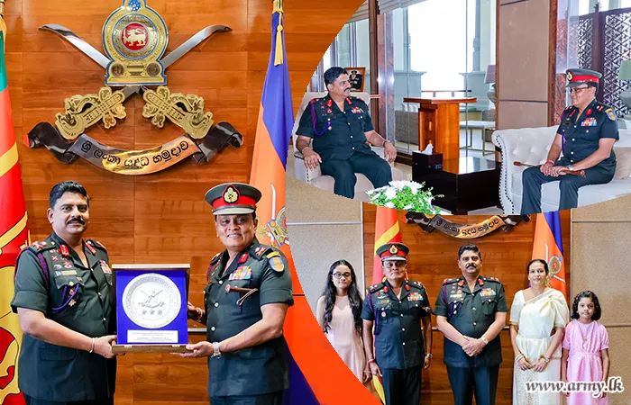 විශ්‍රාම දිවියට එළඹෙන ජ්‍යෙෂ්ඨ නිලධාරිතුමන්ගේ සේවය යුද්ධ හමුදාධිපතිතුම