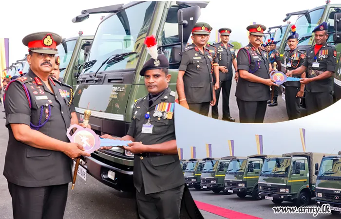 අළුත්වැඩියා කළ ටාටා 709 ට්‍රක් රථ යුද්ධ හමුදාධිපතිතුමන්ගේ නිරීක්‍ෂණයට