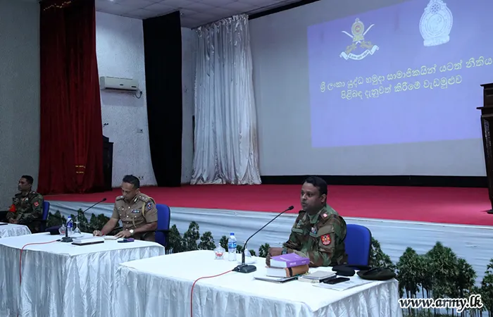 யாழ். பாதுகாப்புப் படைத் தலைமையகத்தில் விசேட விரிவுரை