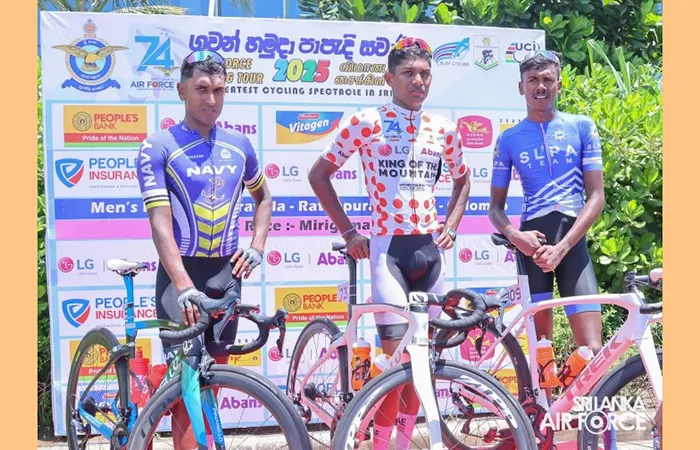 ‘ගුවන් හමුදා පාපැදි සවාරිය 2025’ ශ්‍රී ලංකා යුද්ධ හමුදා පාපැදි ක්‍රීඩක