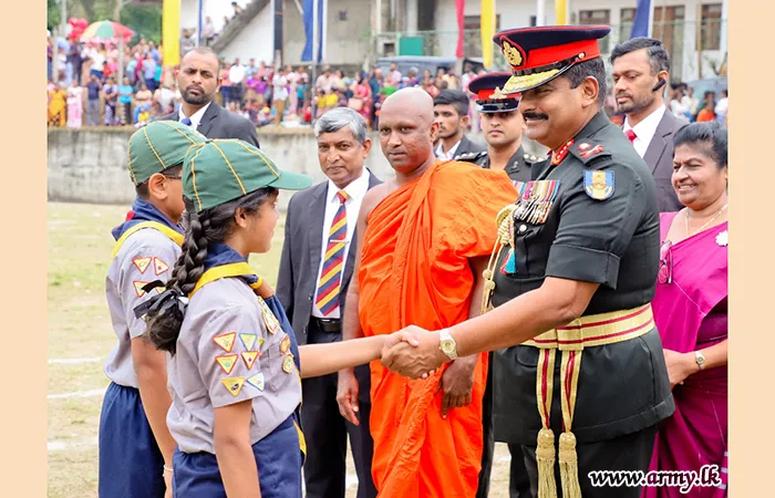 நாலந்த பௌத்த கல்லூரியின் இல்ல விளையாட்டுப் போட்டியில் இராணுவத் தளபதி ப