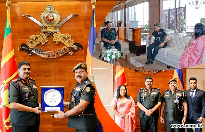 විශ්‍රාම දිවියට එළඹෙන ජ්‍යෙෂ්ඨ නිලධාරිගේ සේවය යුද්ධ හමුදාධිපතිතුමන්ගේ 