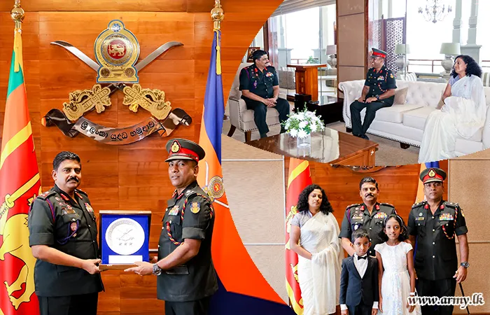 මේජර් ජෙනරල් පී. විතානගේ ජ්‍යෙෂ්ඨ නිලධාරිගේ සේවය යුද්ධ හමුදාධිපතිතුමන්