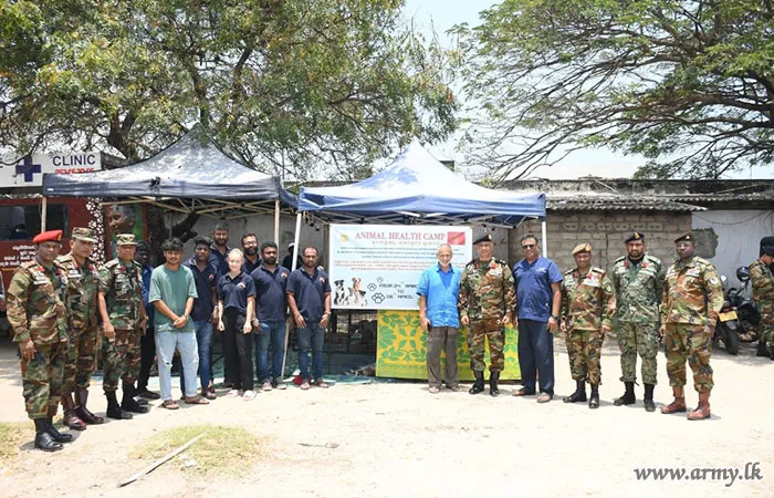 Dog Vaccination and Sterilization Programme Conducted by 54 Infantry D