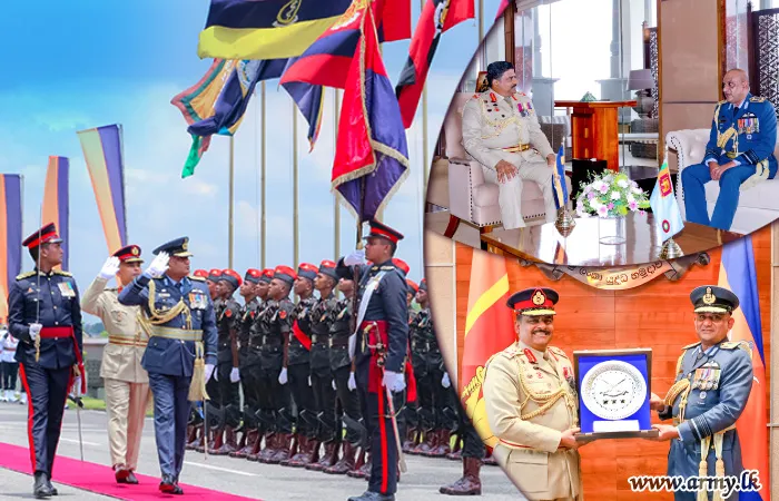 Commander of the Air Force Pays Courtesy Call on Army Chief