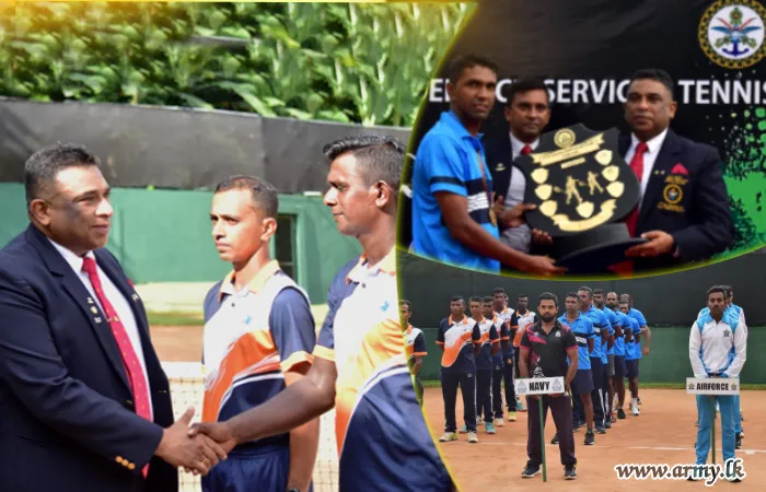 Defence Services Tennis Tournament – 2025 Concludes with Prize Awardin