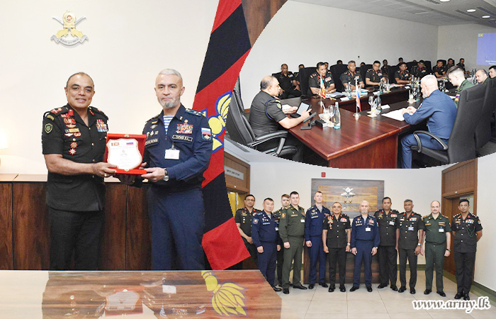 Sri Lanka Army and Russian Delegation Forge Stronger Ties at Initial P