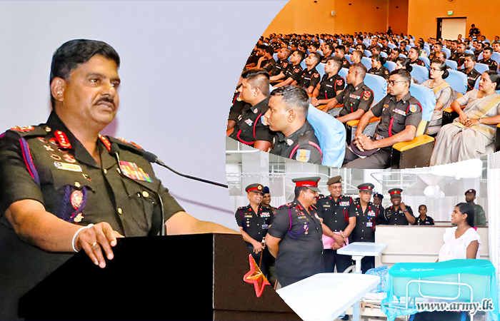 Army Chief Addresses Staff of Army Hospital, Colombo