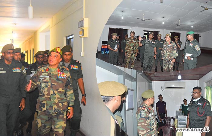பிரதி இராணுவ பதவி நிலை பிரதானி மின்னேரியா இராணுவத் தள மருத்துவமனைக்கு நிருவாக விஜயம்
