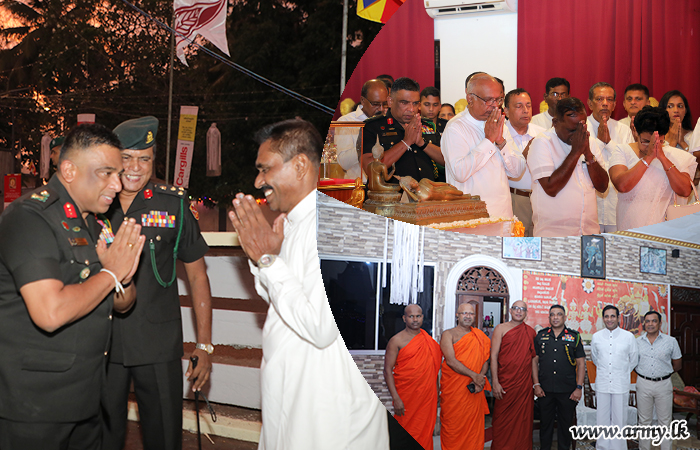 Chief of Staff Inaugurates ‘Bauddhaloka Vesak Zone’