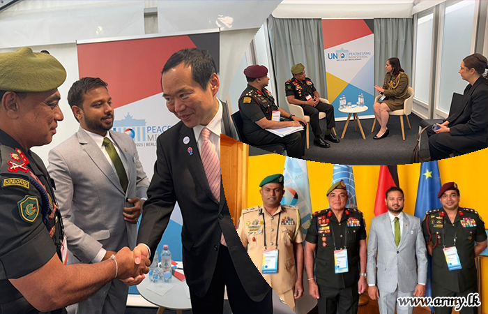 Sri Lankan Delegation Attends UN Peacekeeping Ministerial 2025 in Berl