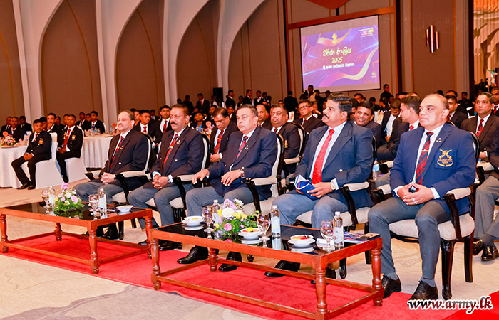 ‘ශ්‍රී ලංකා ඉංජිනේරු බලකා වර්ණ රාත්‍රිය - 2025 හිදී දක්‍ෂතා දැක්වූ ක්‍රීඩකයින් ඇගයේ